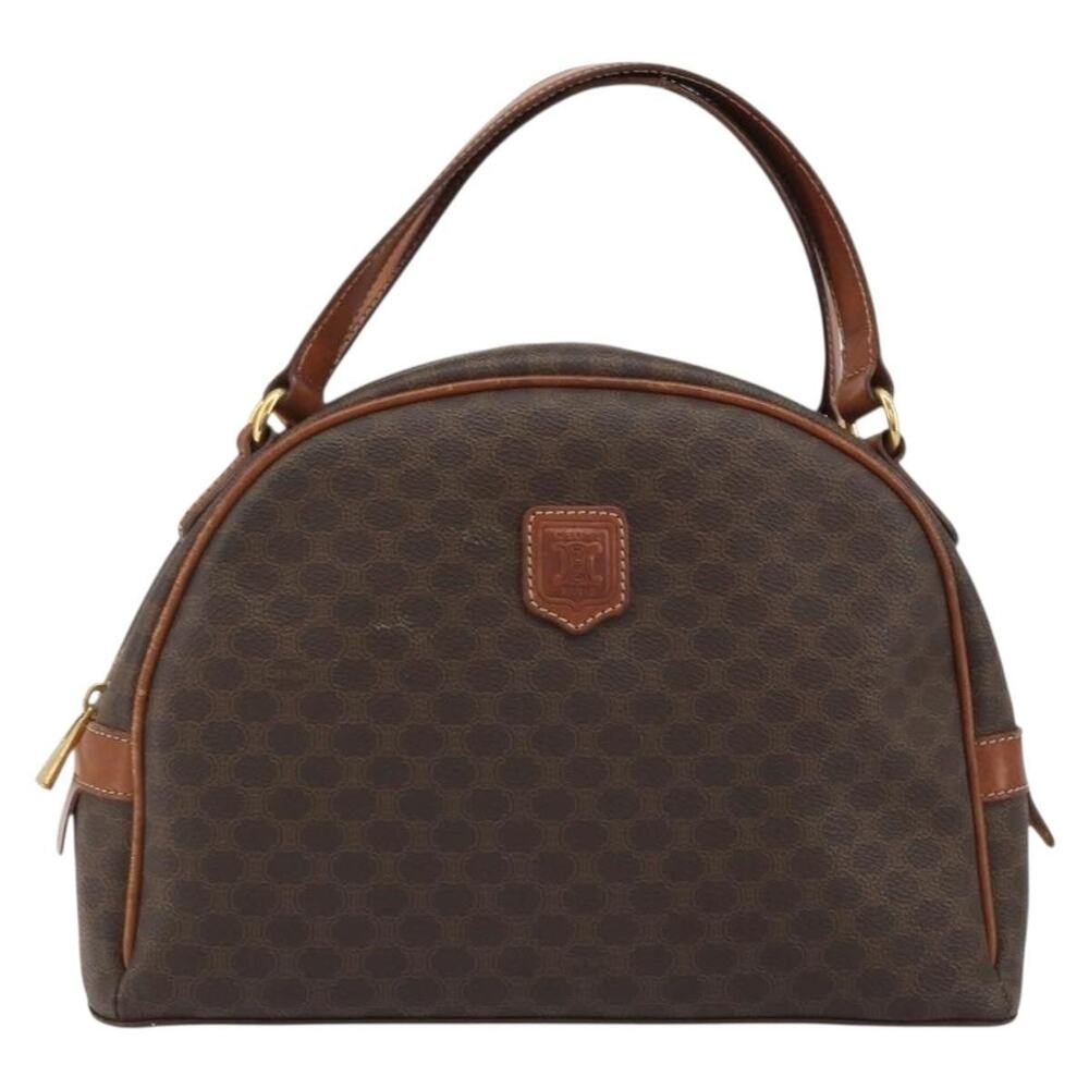 Celine Macadam Handbag Brown
